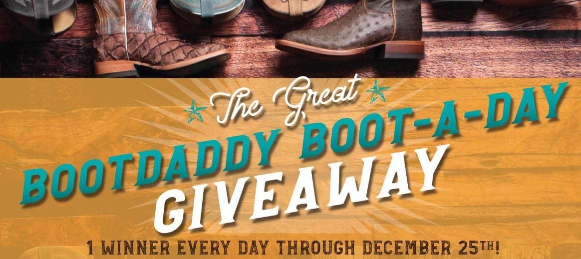 Register for the Boot a Day Give Away at PFI Western Store